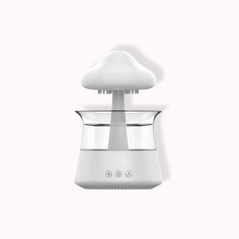 Veilleuse champignon <br> Humidifiateur avec pluie