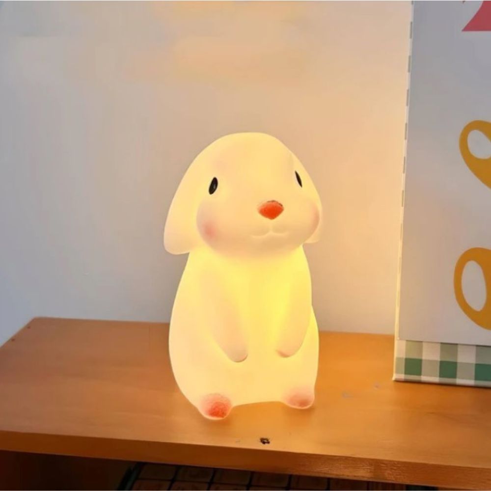 Veilleuse silicone <br> Lapin LED