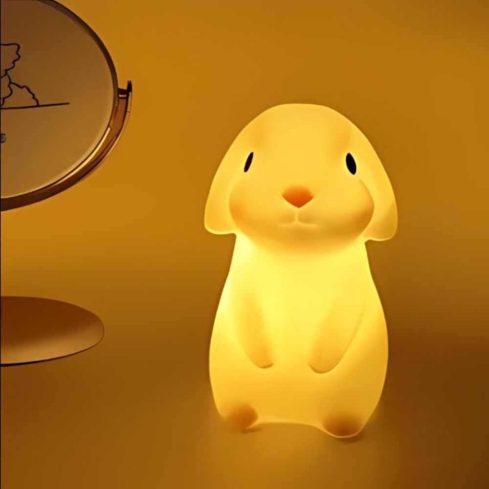 Veilleuse silicone <br> Lapin LED