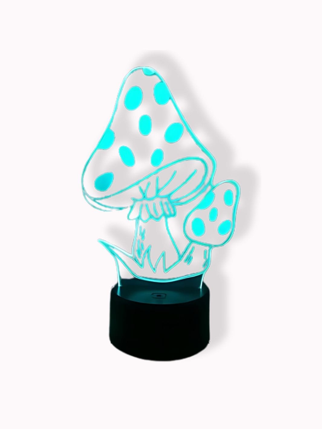 Veilleuse champignon luminescent | Apaisement pour les nuits 7 couleurs