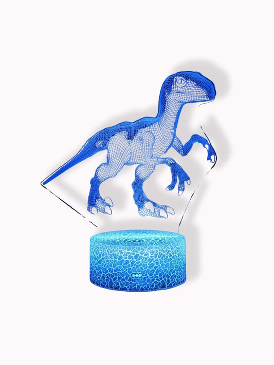 Veilleuse dinosaure 3D 7 couleurs