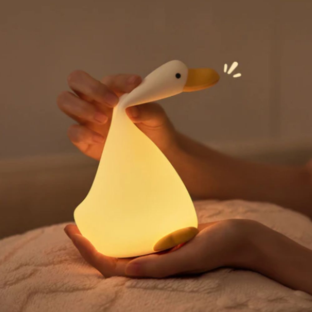 Veilleuse Flipper le canard | Doux compagnon Blanc