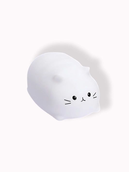 Veilleuse lampe chat Blanc