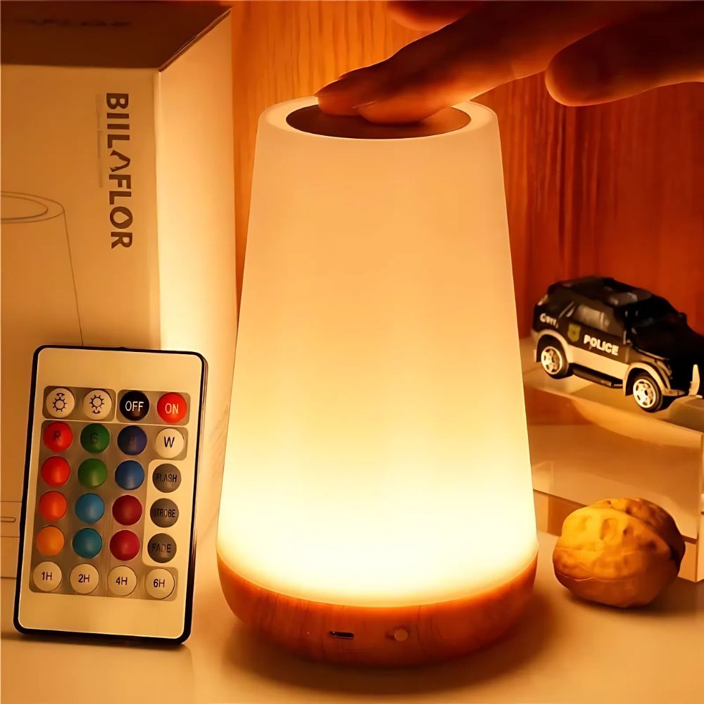 Veilleuse lampe de chevet | Parfaite pour une nuit sereine Blanc