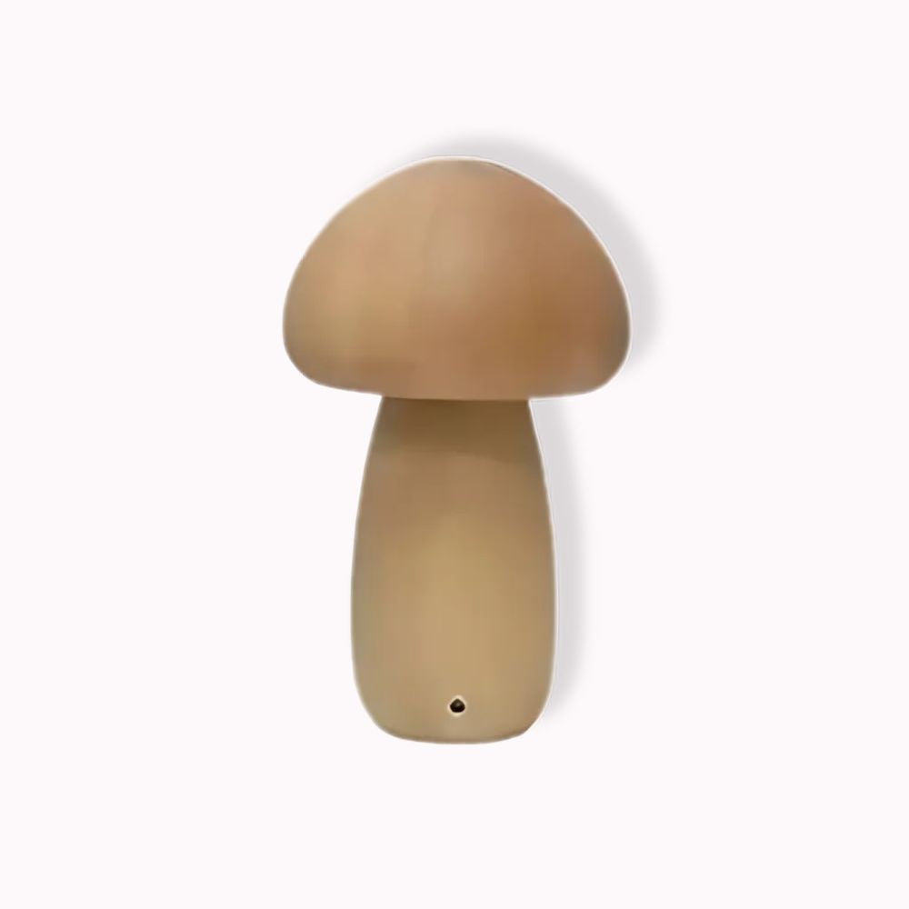 Veilleuse lampe en bois en forme de champignon Grande / Bois clair