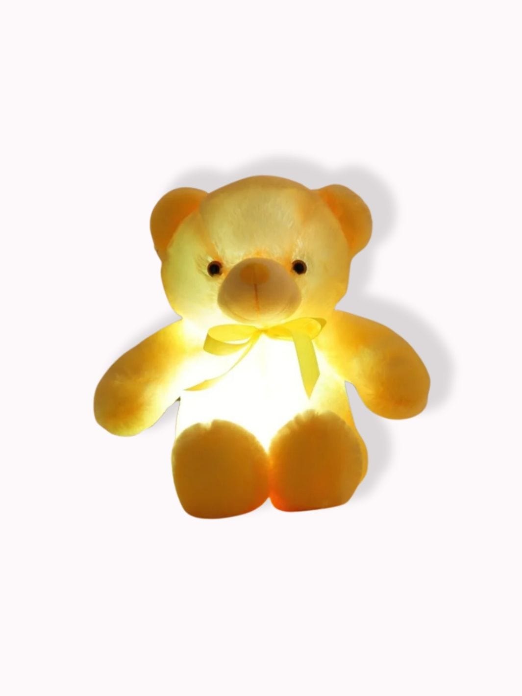 Veilleuse nounours | Tranquillité pour vos petits Jaune / 32cm