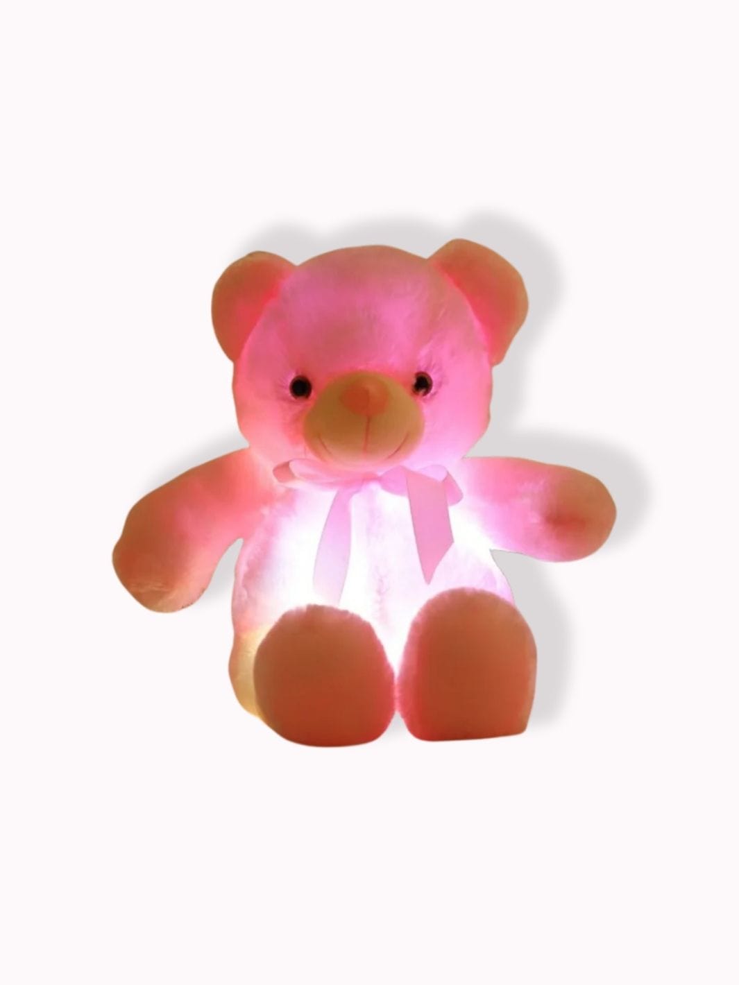 Veilleuse nounours | Tranquillité pour vos petits Rose / 32cm