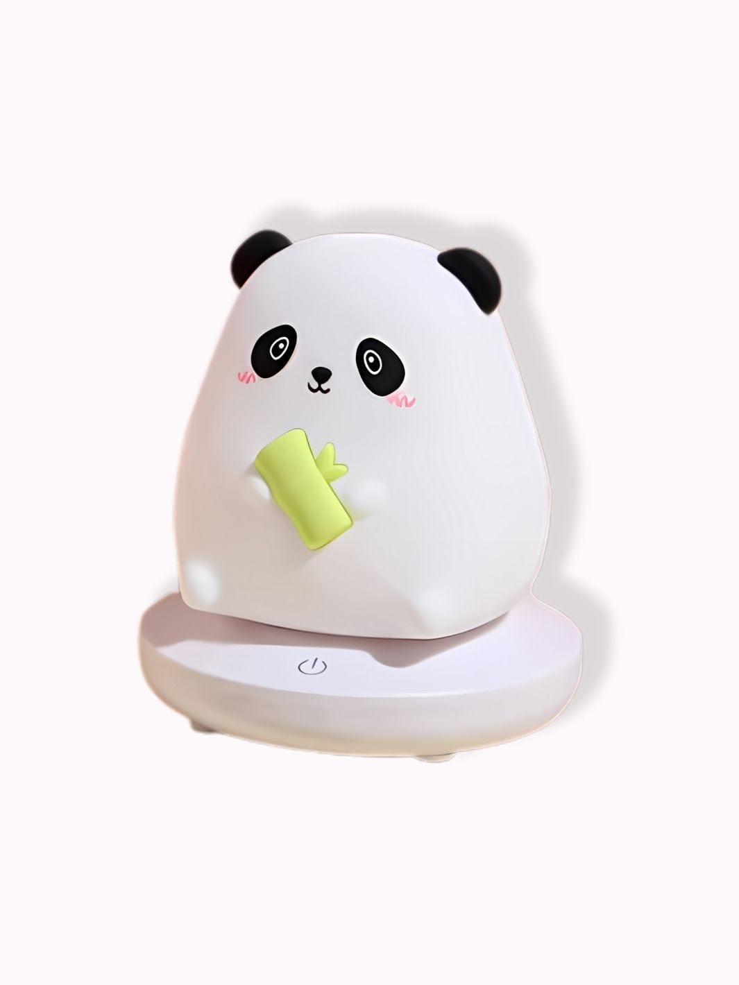 Veilleuse panda en silicone Blanc