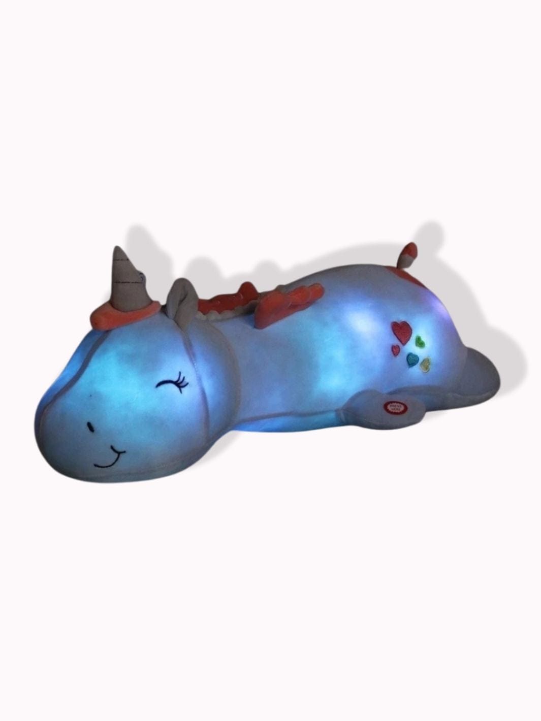 Veilleuse peluche licorne | Doux rêves garantis Bleue