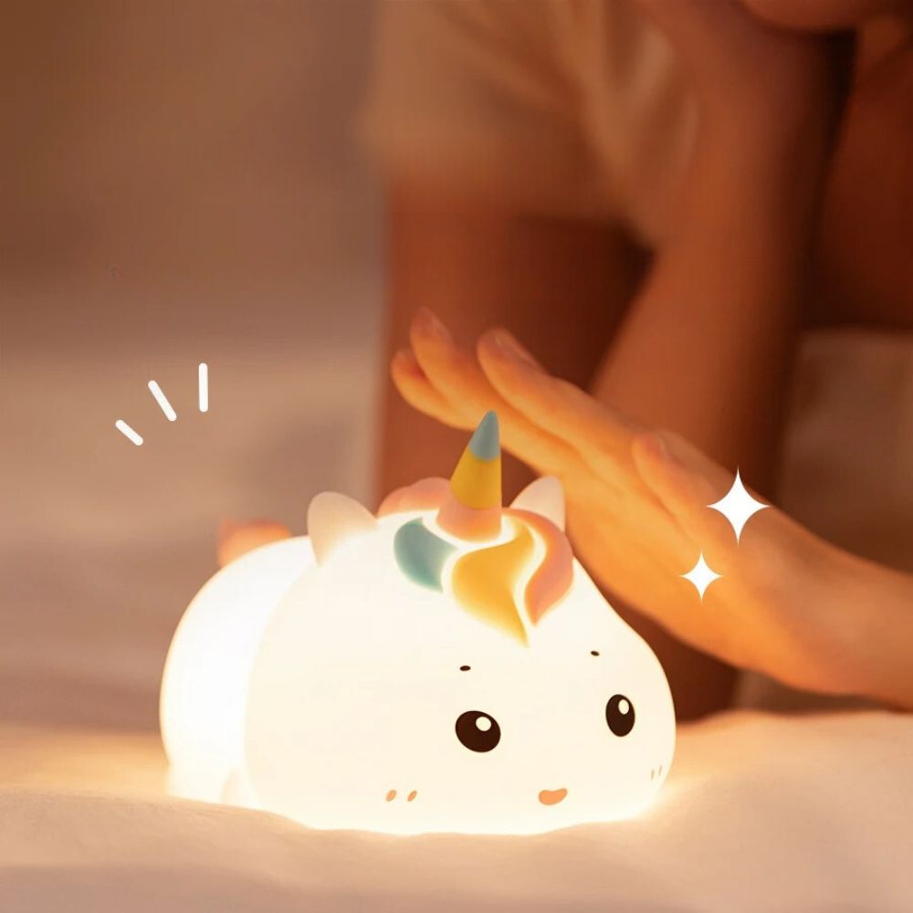 Veilleuse petite licorne | Créée pour rassurer vos petits Blanche