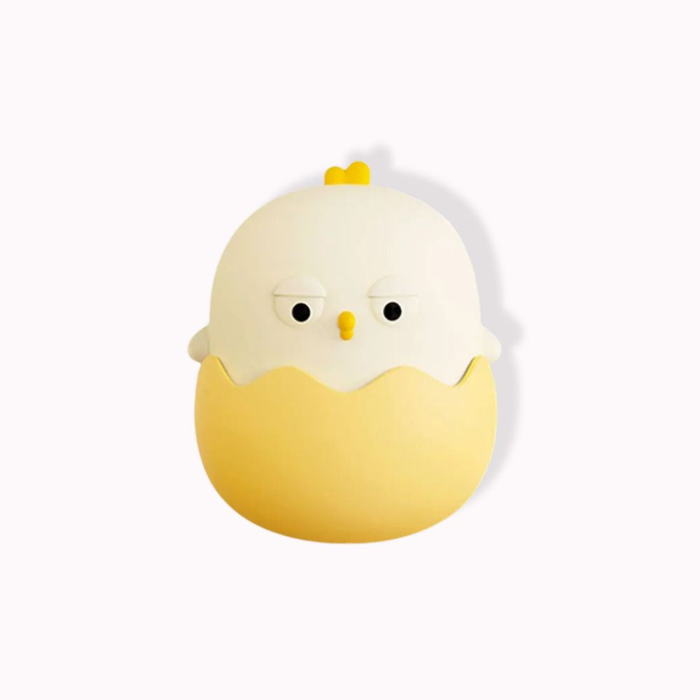 Veilleuse silicone pour bébé | Mignon et adorable poussin Jaune