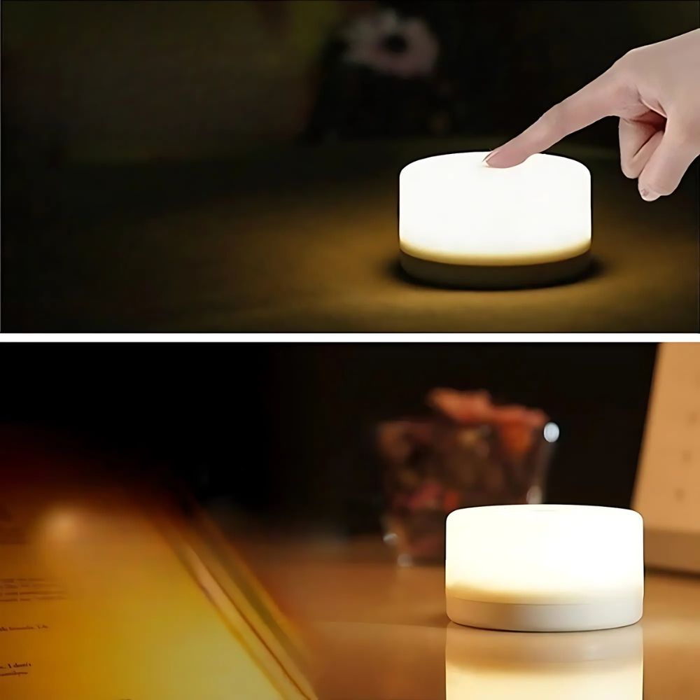 Veilleuse tactile et rechargeable | Nuits tranquilles assurées